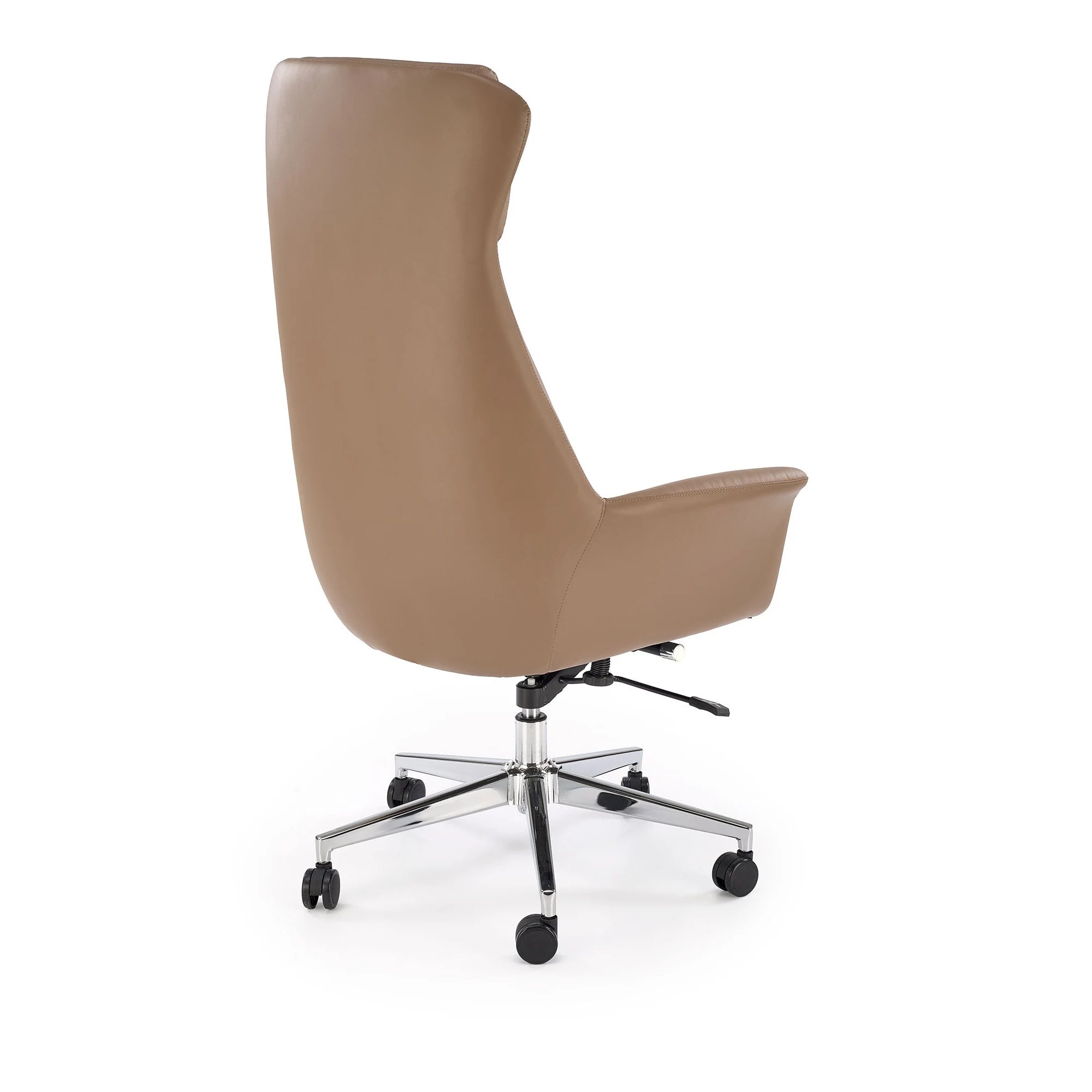 Scaun birou EDERSON, cappuccino, piele ecologica/metal, 76x65x125/131 cm