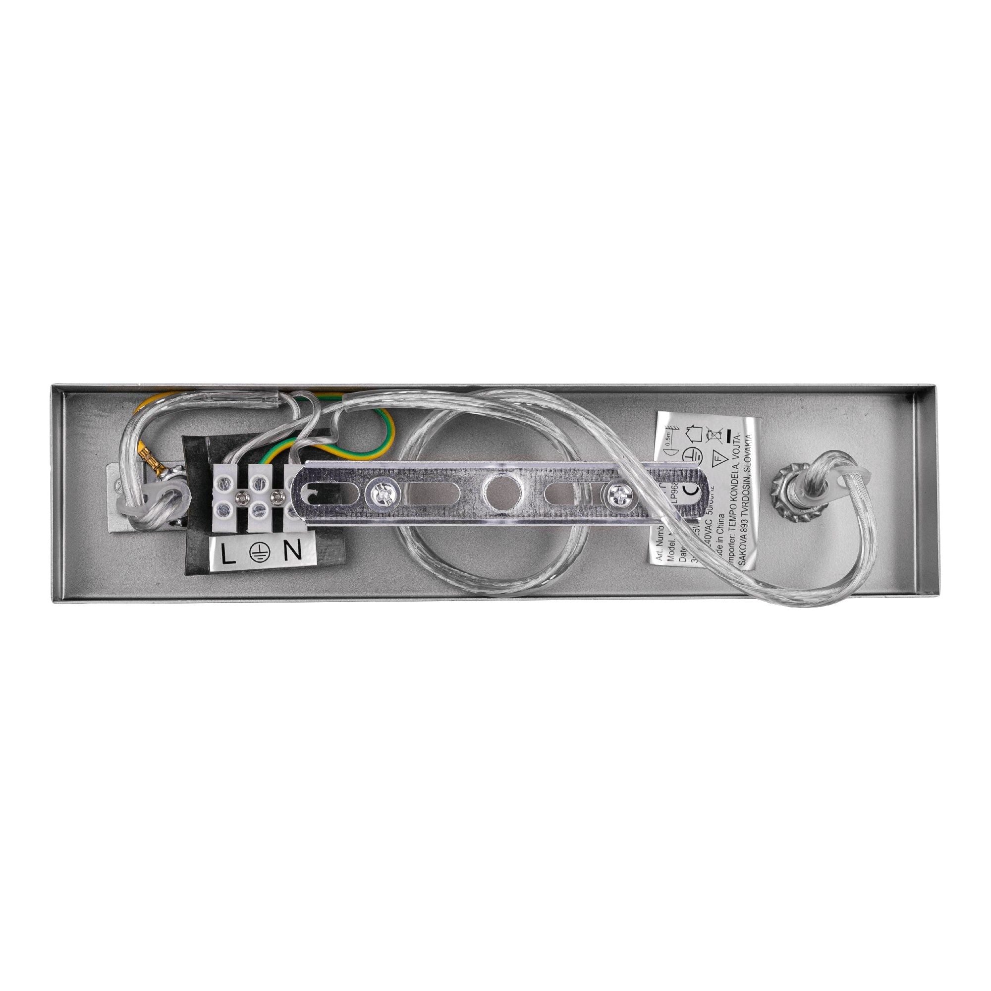 Lustra AVIER TIP 4, crom, metal, 76x11x114 cm