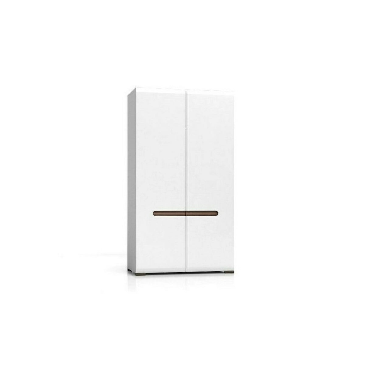 Dulap AZTECA, alb, PAL, cu 2 usi, 105x60x210 cm