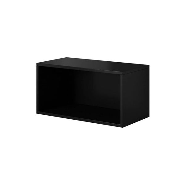 Raft ROCO RO4, negru, PAL laminat, 75x39x38 cm