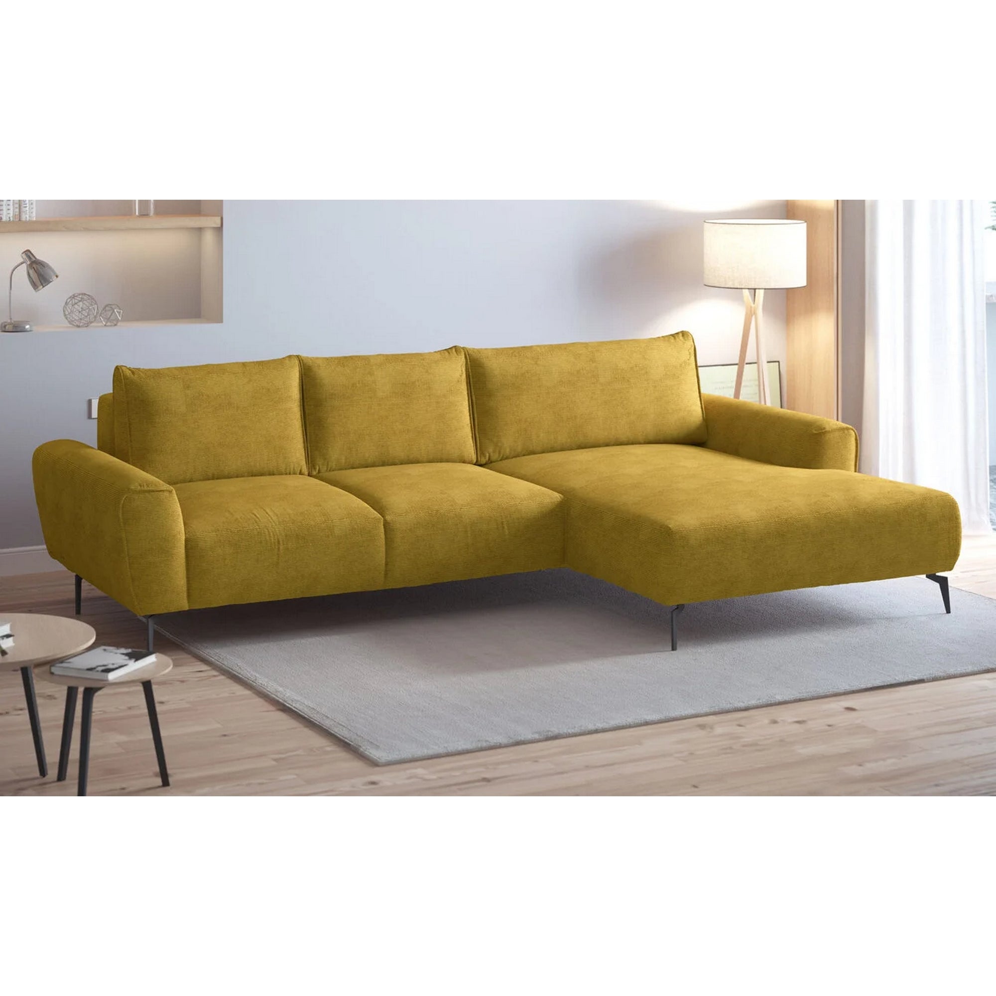 Coltar extensibil BALI L, personalizabil materiale gama Premium, cu lada depozitare, 278x170x85 cm