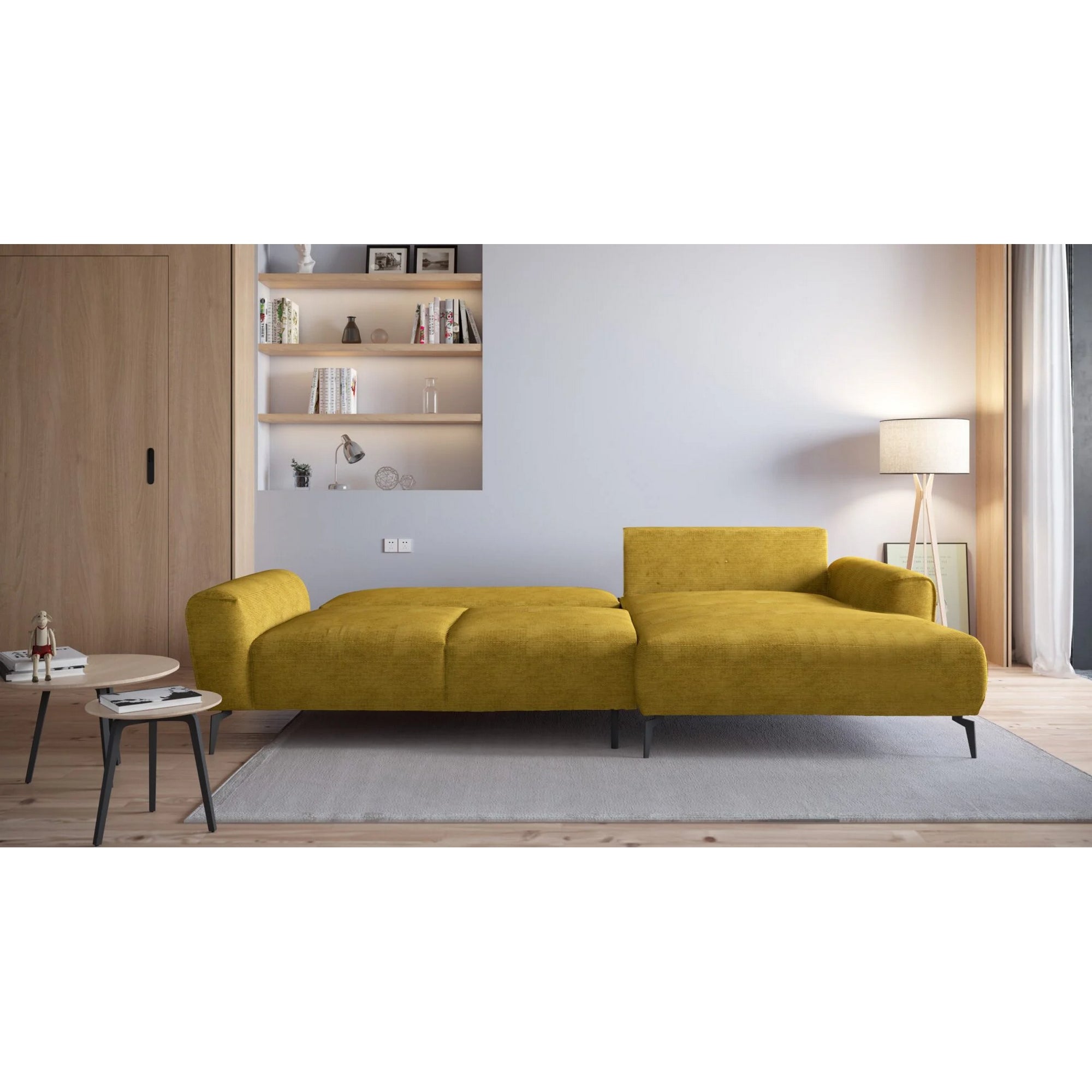 Coltar extensibil BALI L, personalizabil materiale gama Premium, cu lada depozitare, 278x170x85 cm