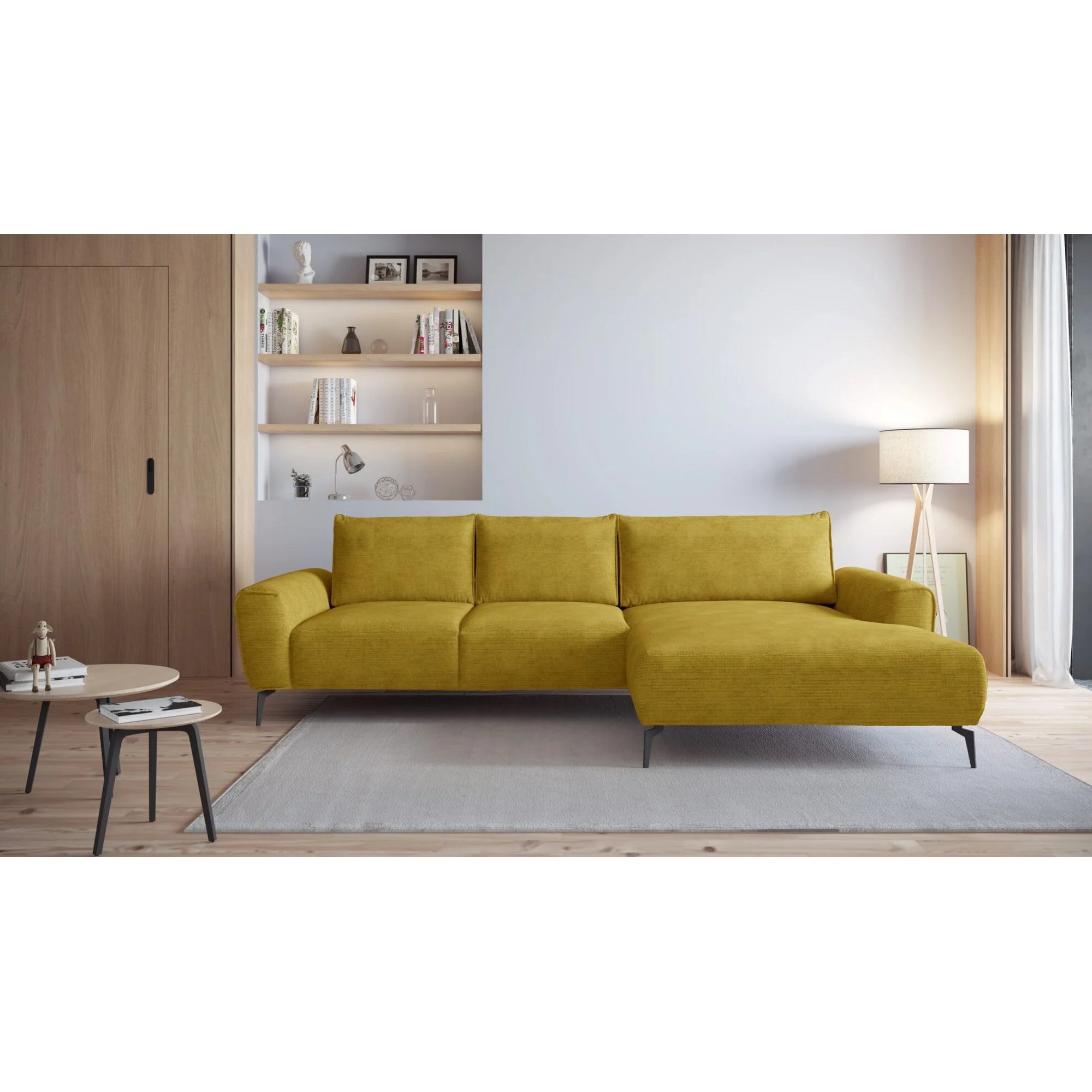 Coltar extensibil BALI L, personalizabil materiale gama Premium, cu lada depozitare, 278x170x85 cm