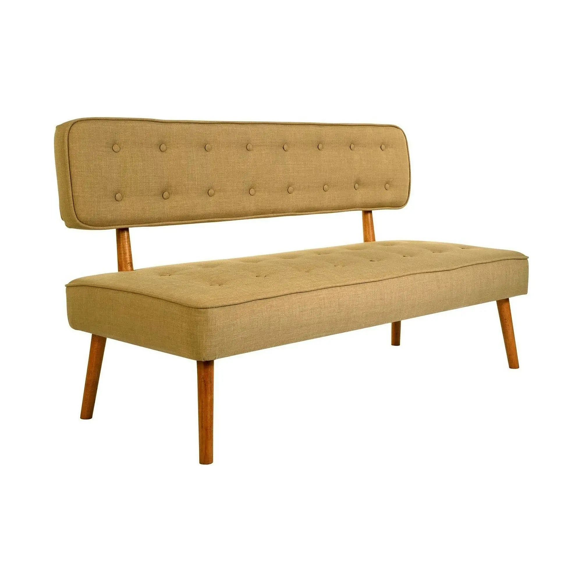 Banca 558ZEN1241, bej, lemn/poliester, 140x64x78 cm