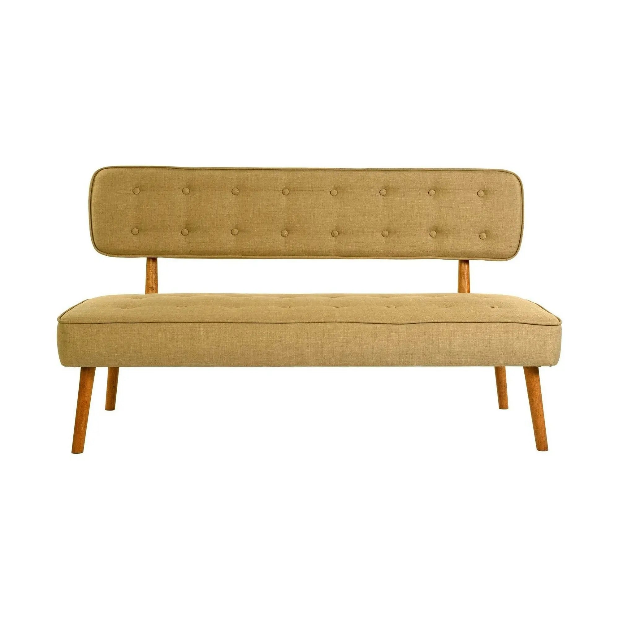 Banca 558ZEN1241, bej, lemn/poliester, 140x64x78 cm