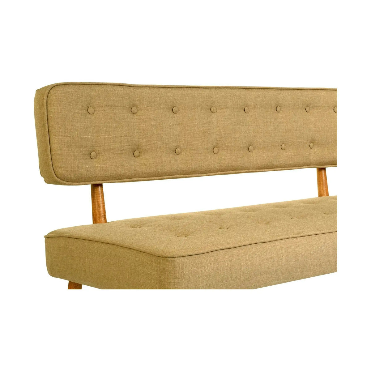 Banca 558ZEN1241, bej, lemn/poliester, 140x64x78 cm
