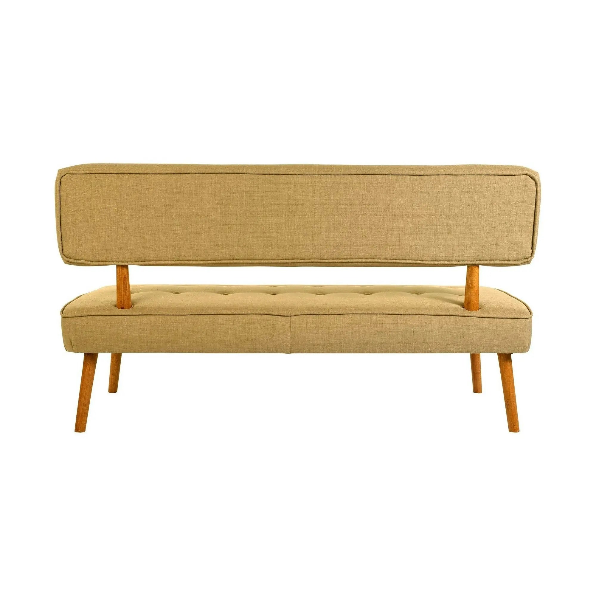 Banca 558ZEN1241, bej, lemn/poliester, 140x64x78 cm