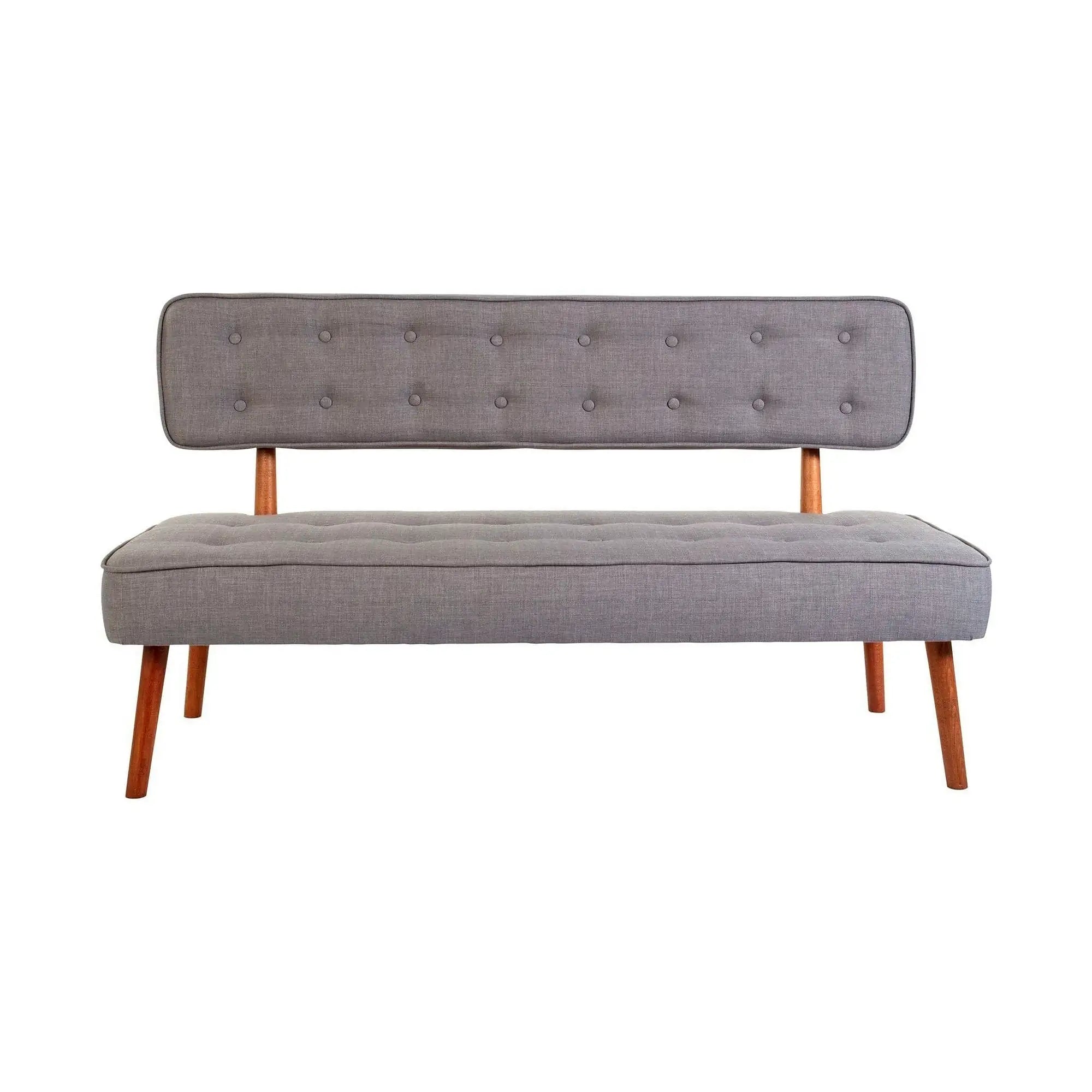 Banca 558ZEN1242, gri, lemn/poliester, 140x64x78 cm