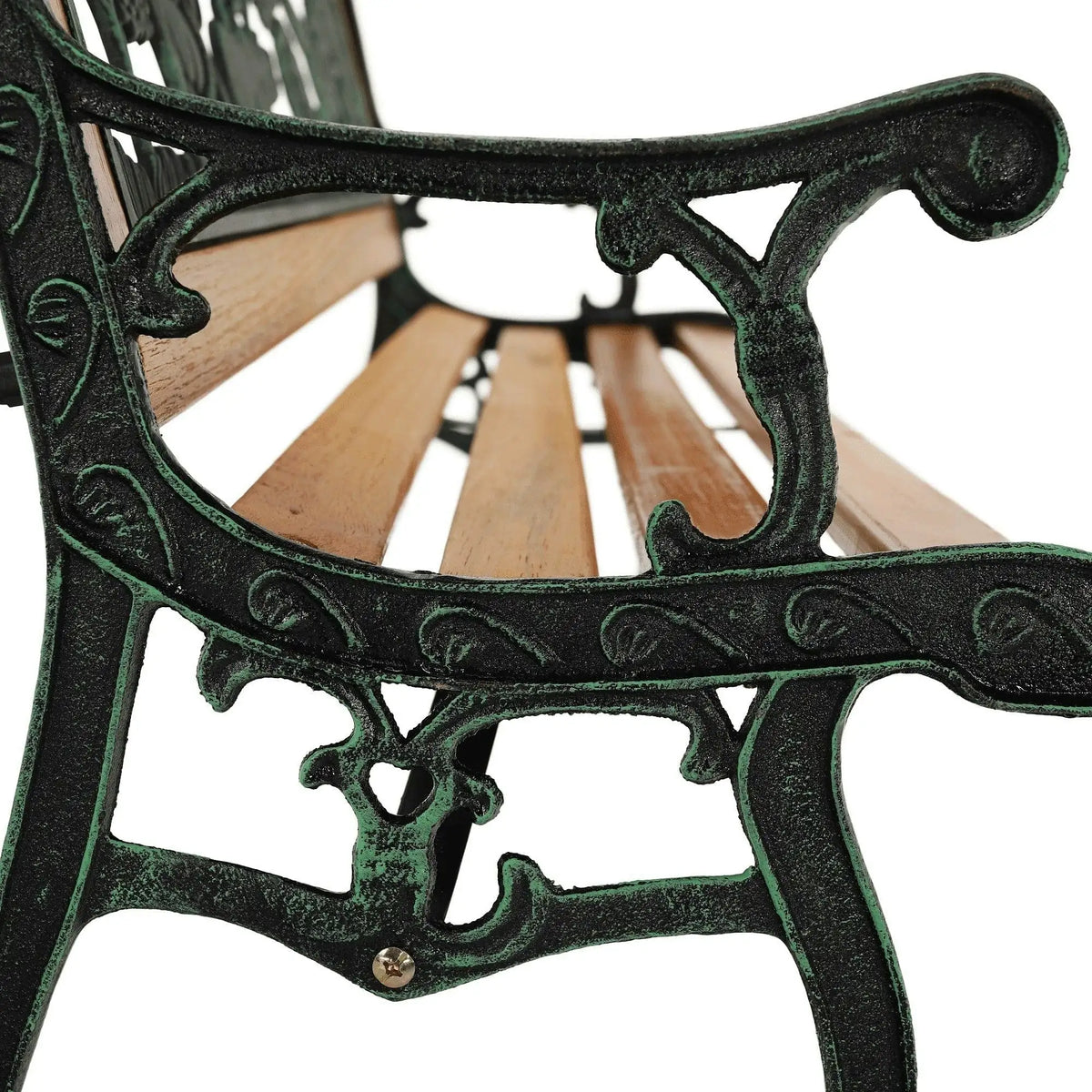 Banca pentru copii NADAZA, negru/stejar, lemn/metal, 82x40x48 cm