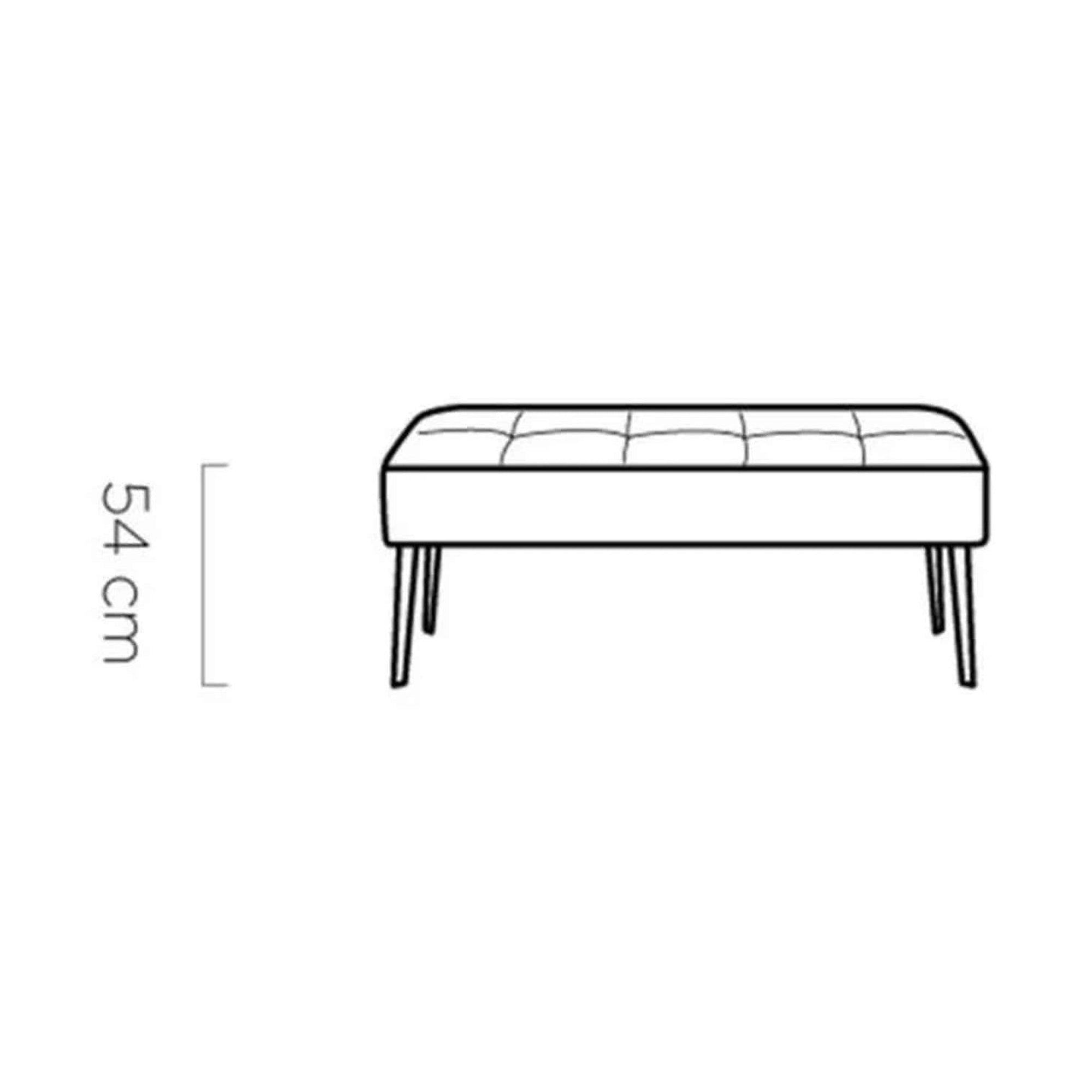 Bancheta BANCO, personalizabil, 133x47x54 cm