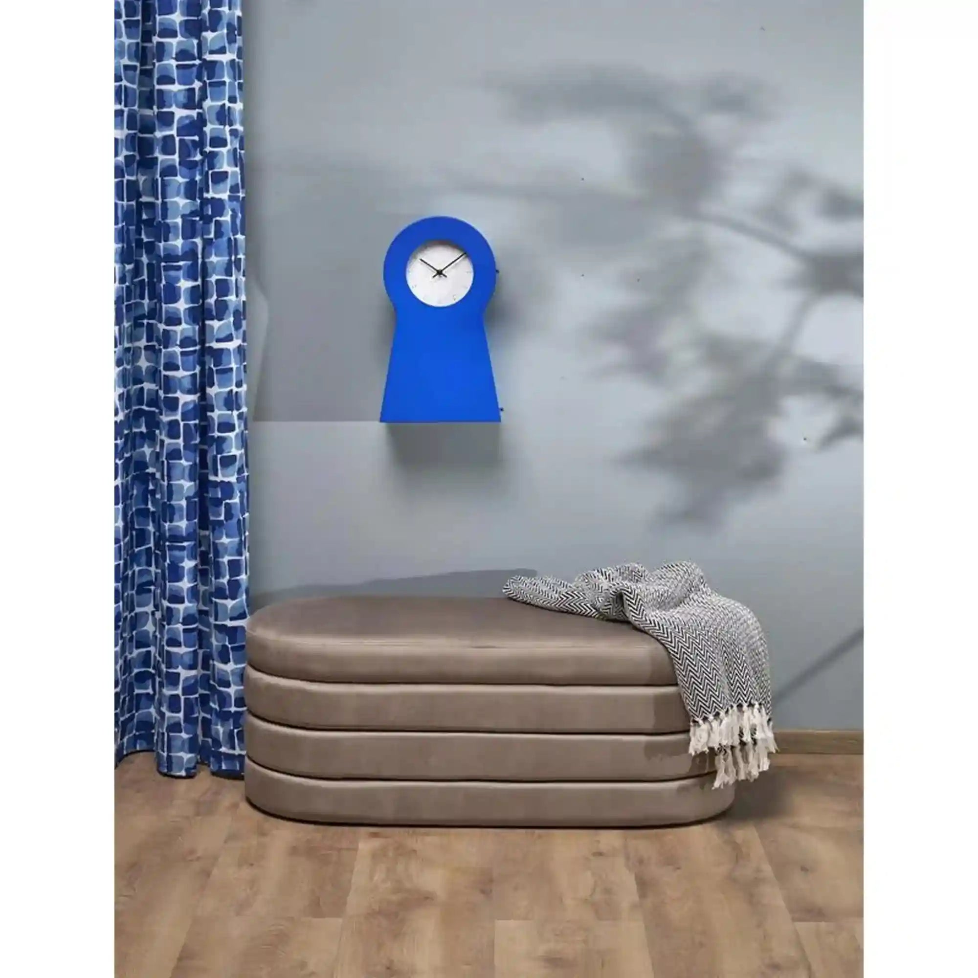 Bancheta CALPI, stofa catifelata bej, 110x46x42 cm