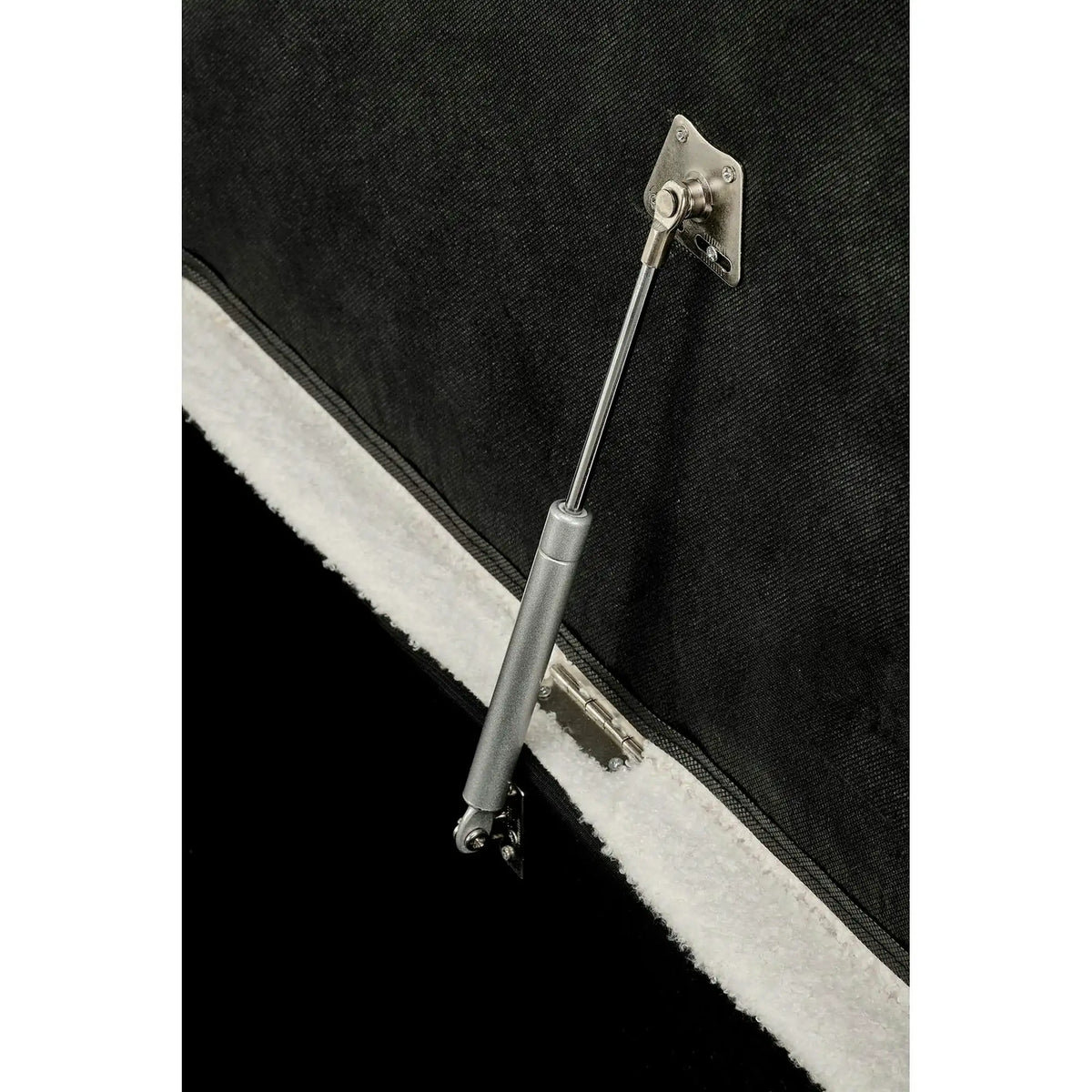 Bancheta pentru hol AVEIRO, stofa buclata crem, 120x46x40 cm