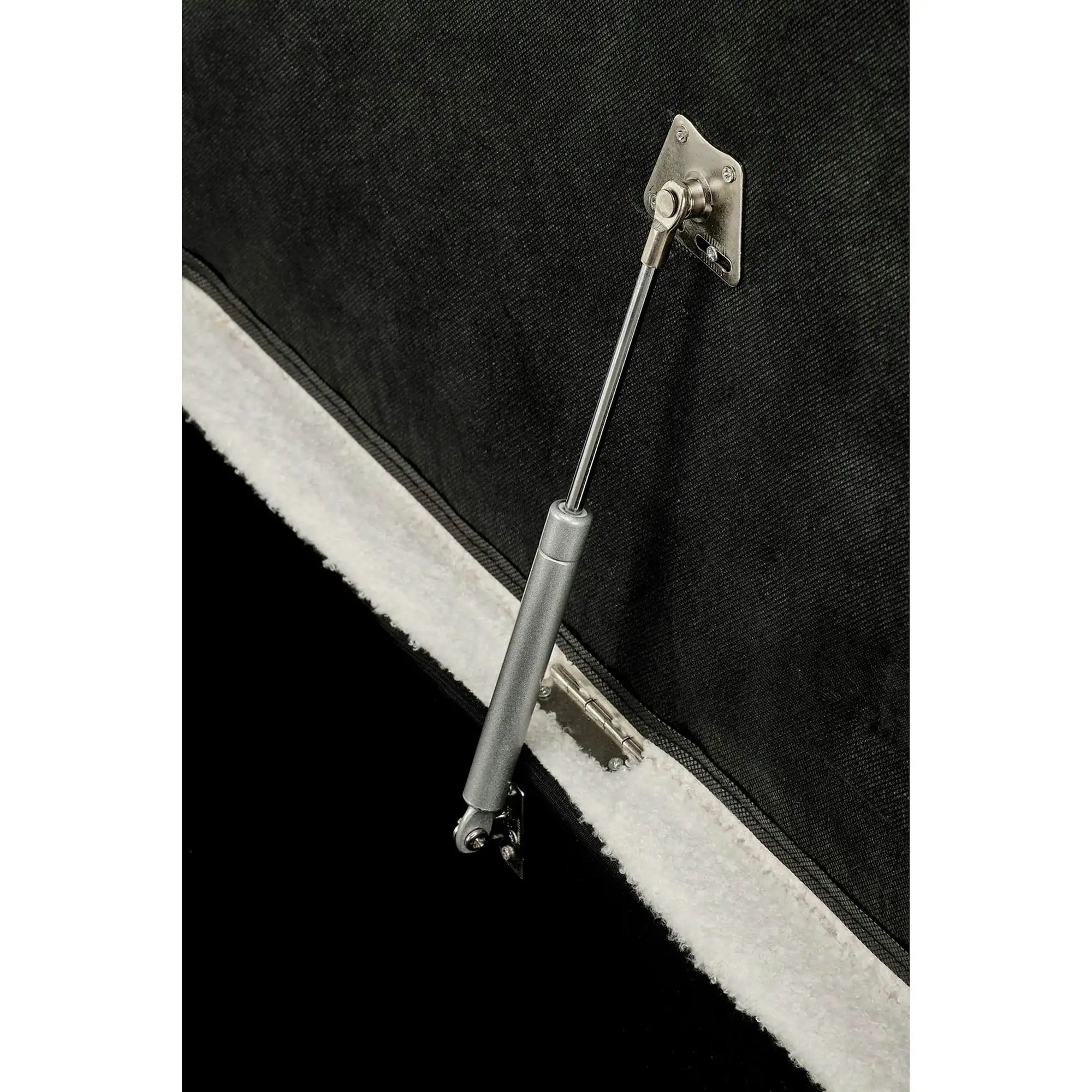 Bancheta pentru hol AVEIRO, stofa buclata crem, 120x46x40 cm