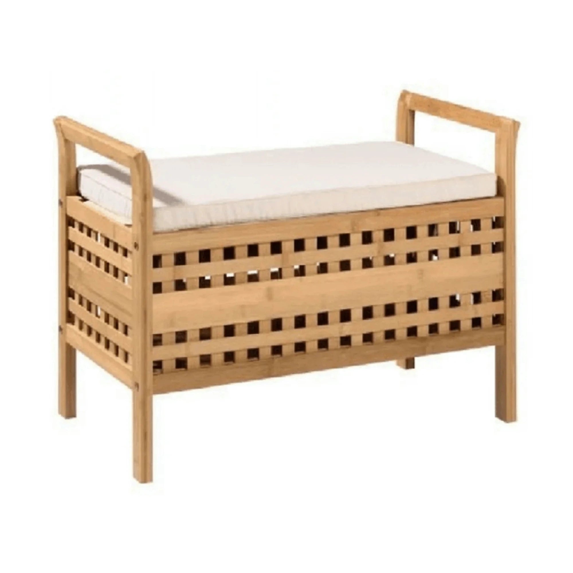 Bancheta TOLOSA, stejar auriu/gri, material textil/negru, 69x37x50 cm