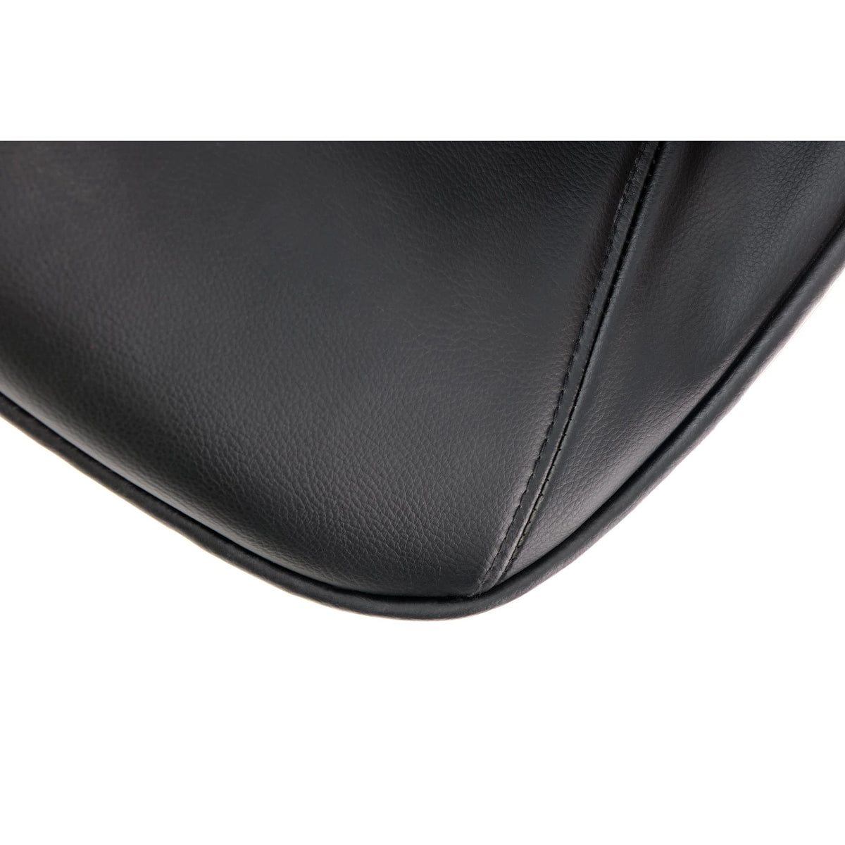 Scaun birou piele ecologica IGNAZIO, negru/nuc, placaj indoit/metal, 62x70x119/129 cm