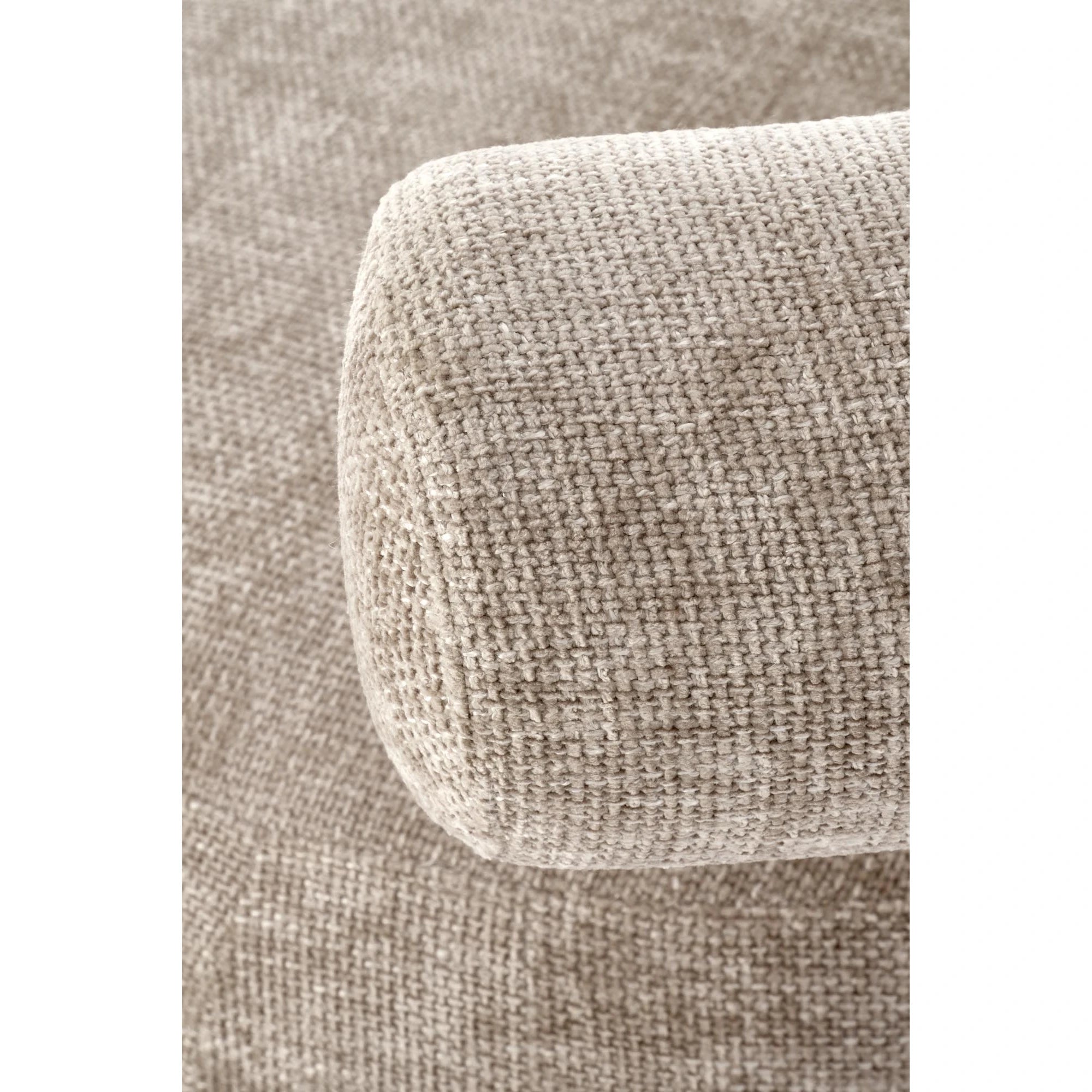 Fotoliu pentru living HAZARD, stofa clasica bej - Haga 30, 90x82x72 cm