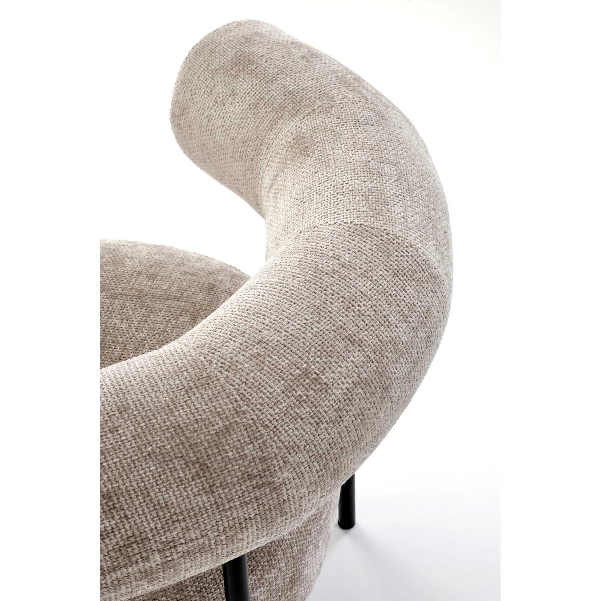 Fotoliu pentru living HAZARD, stofa clasica bej - Haga 30, 90x82x72 cm