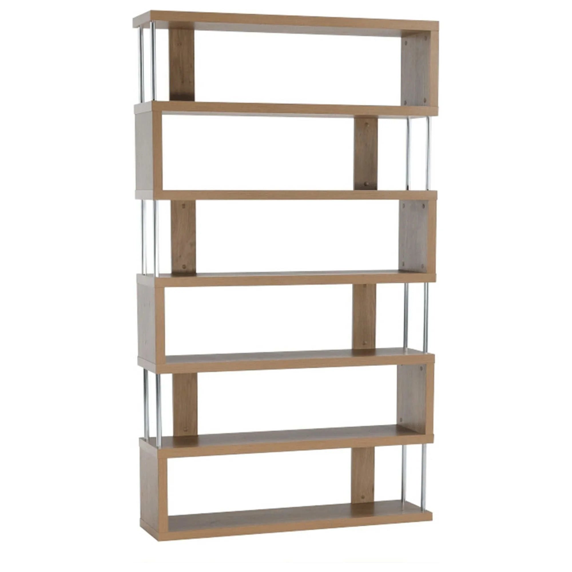 Biblioteca ALIS, stejar, PAL, 110x29x191 cm