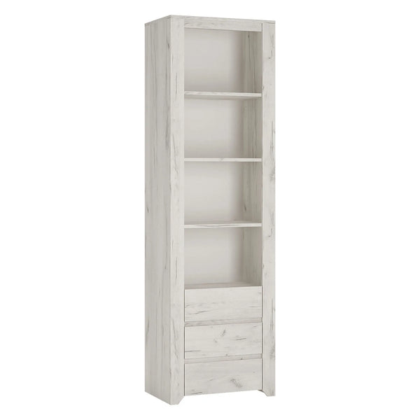 Biblioteca ANGEL TIP 11, alb, PAL melaminat, 56x40x191 cm