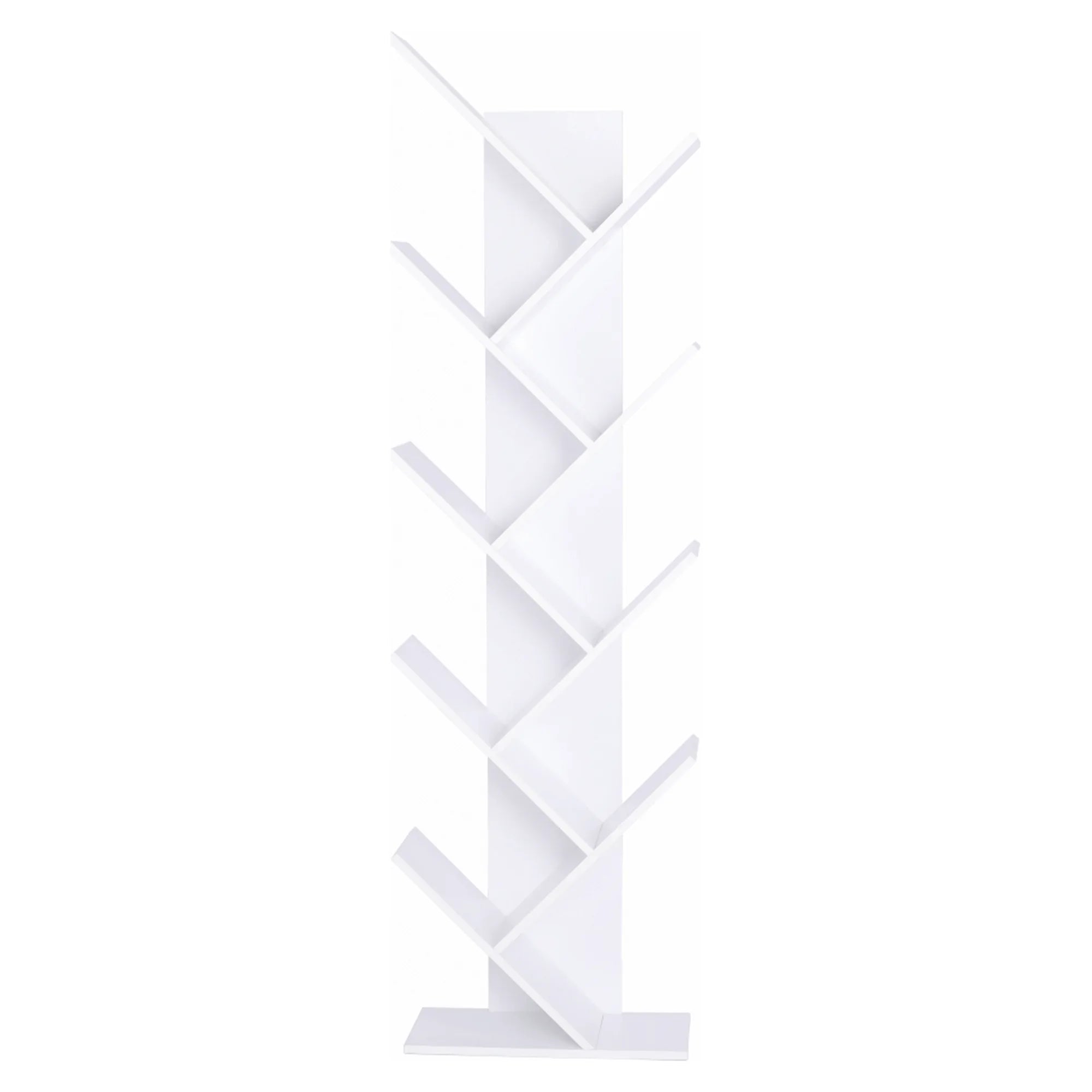 Biblioteca BAKI NEW TYP 1, alb, DTD laminat, 43x20x144 cm