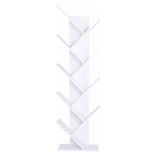 Biblioteca BAKI NEW TYP 1, alb, DTD laminat, 43x20x144 cm