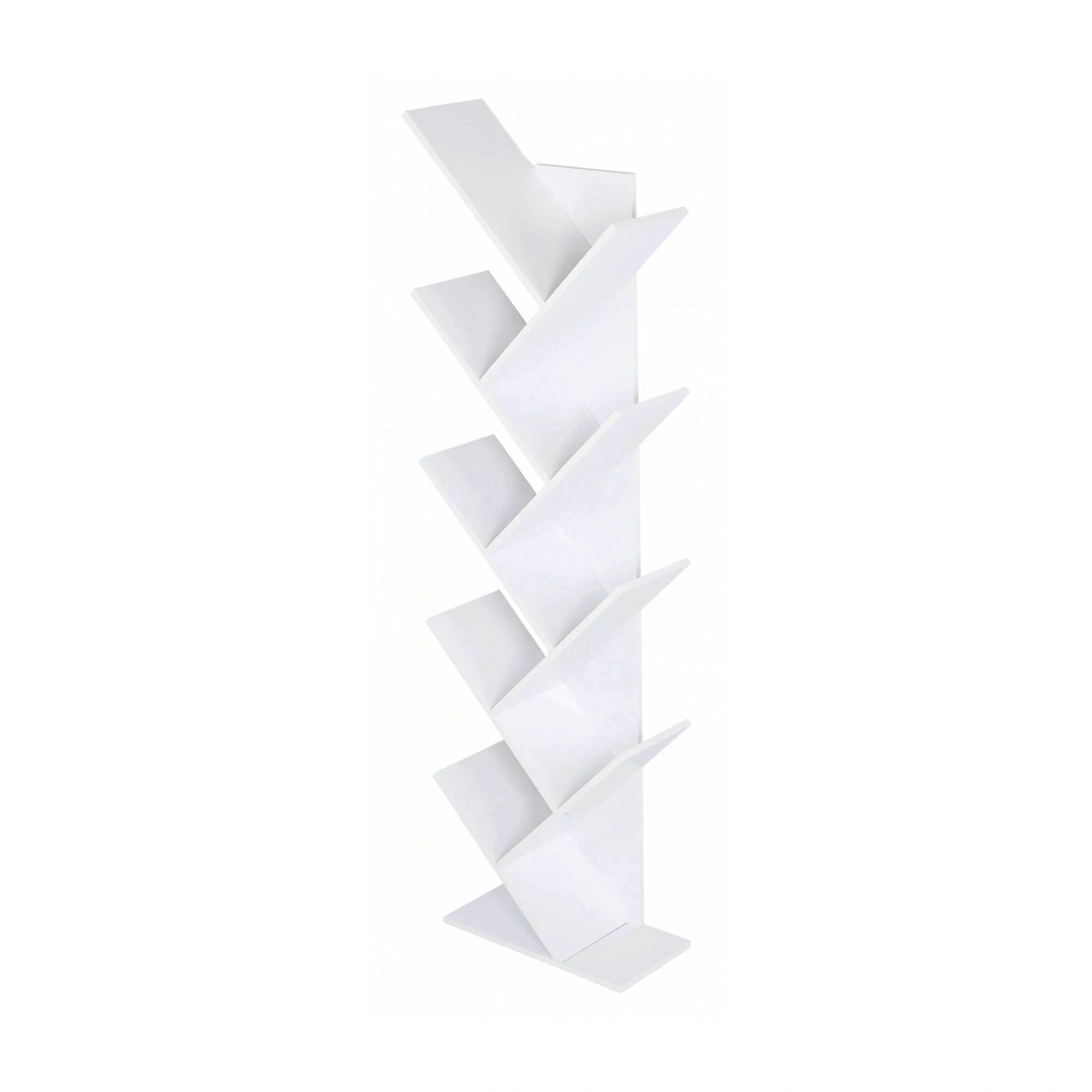 Biblioteca BAKI NEW TYP 1, alb, DTD laminat, 43x20x144 cm