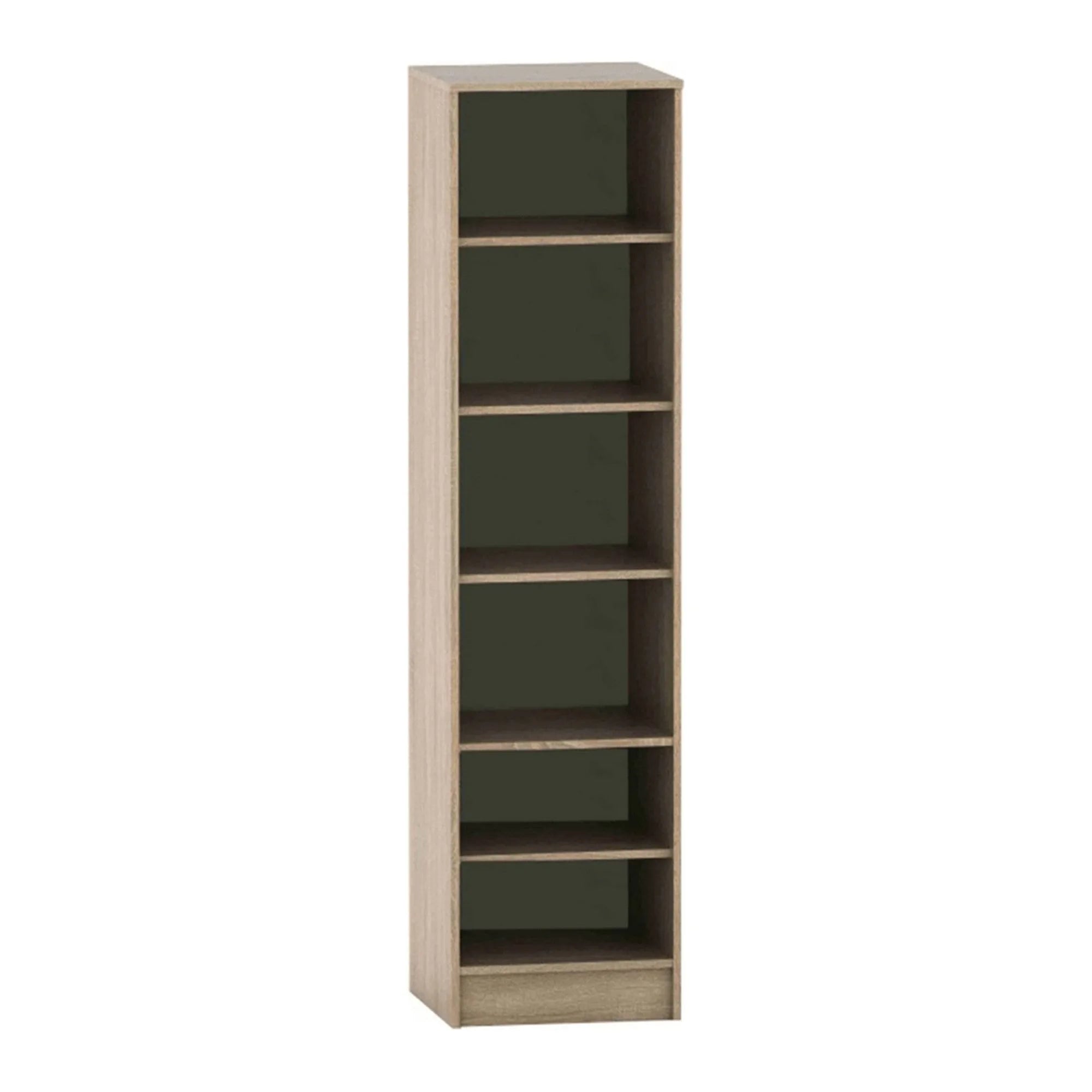 Biblioteca BETTY 4, stejar sonoma, DTD laminat, 45x42x180 cm
