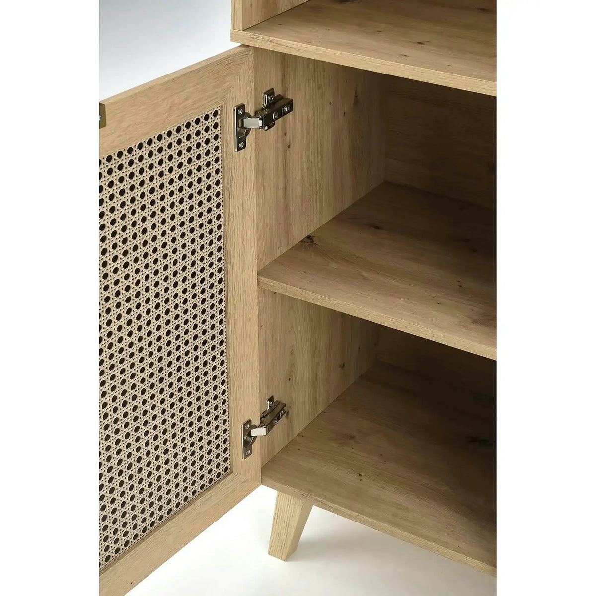 Biblioteca BORNEO, stejar artisan, PAL laminat, 80x40x173 cm