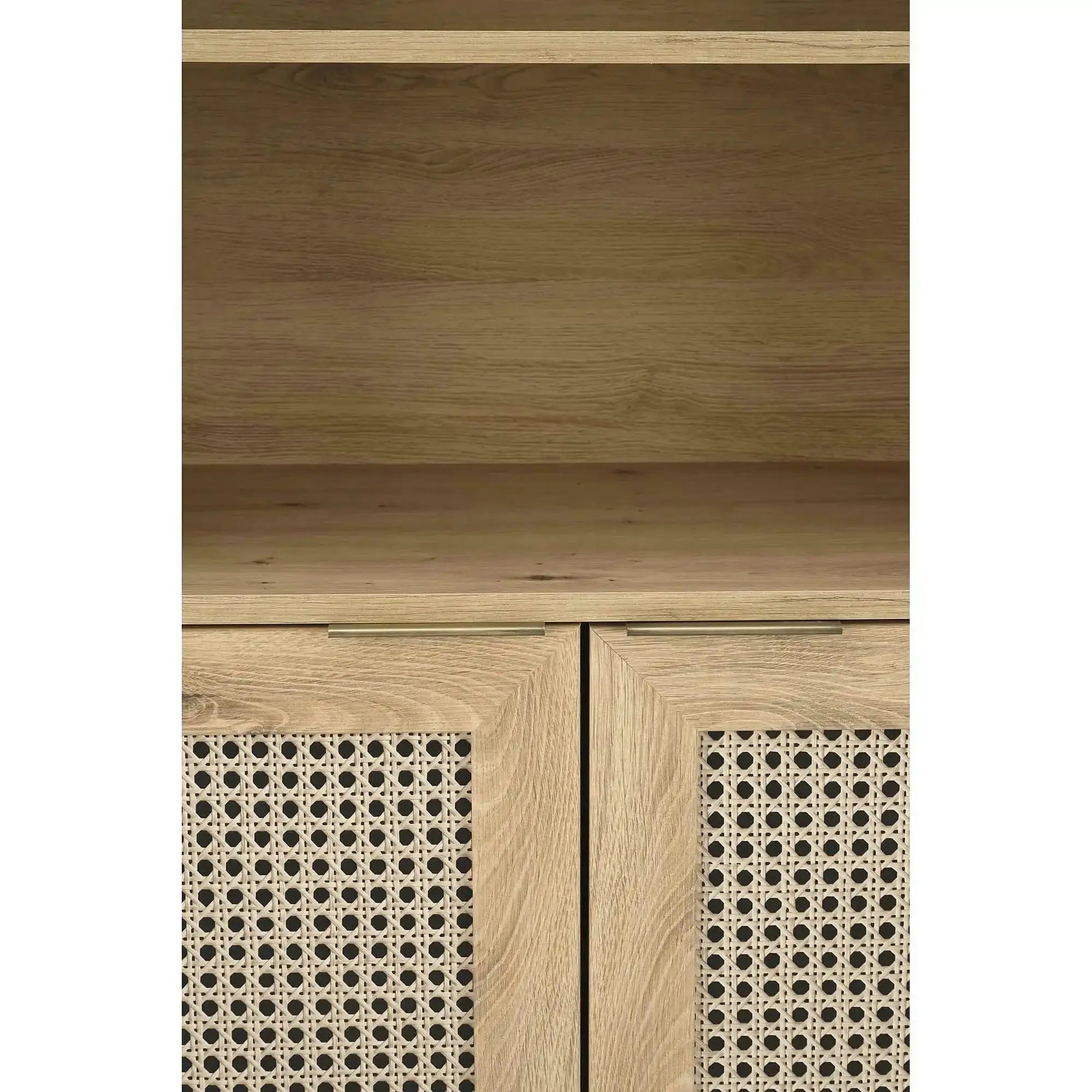 Biblioteca BORNEO, stejar artisan, PAL laminat, 80x40x173 cm