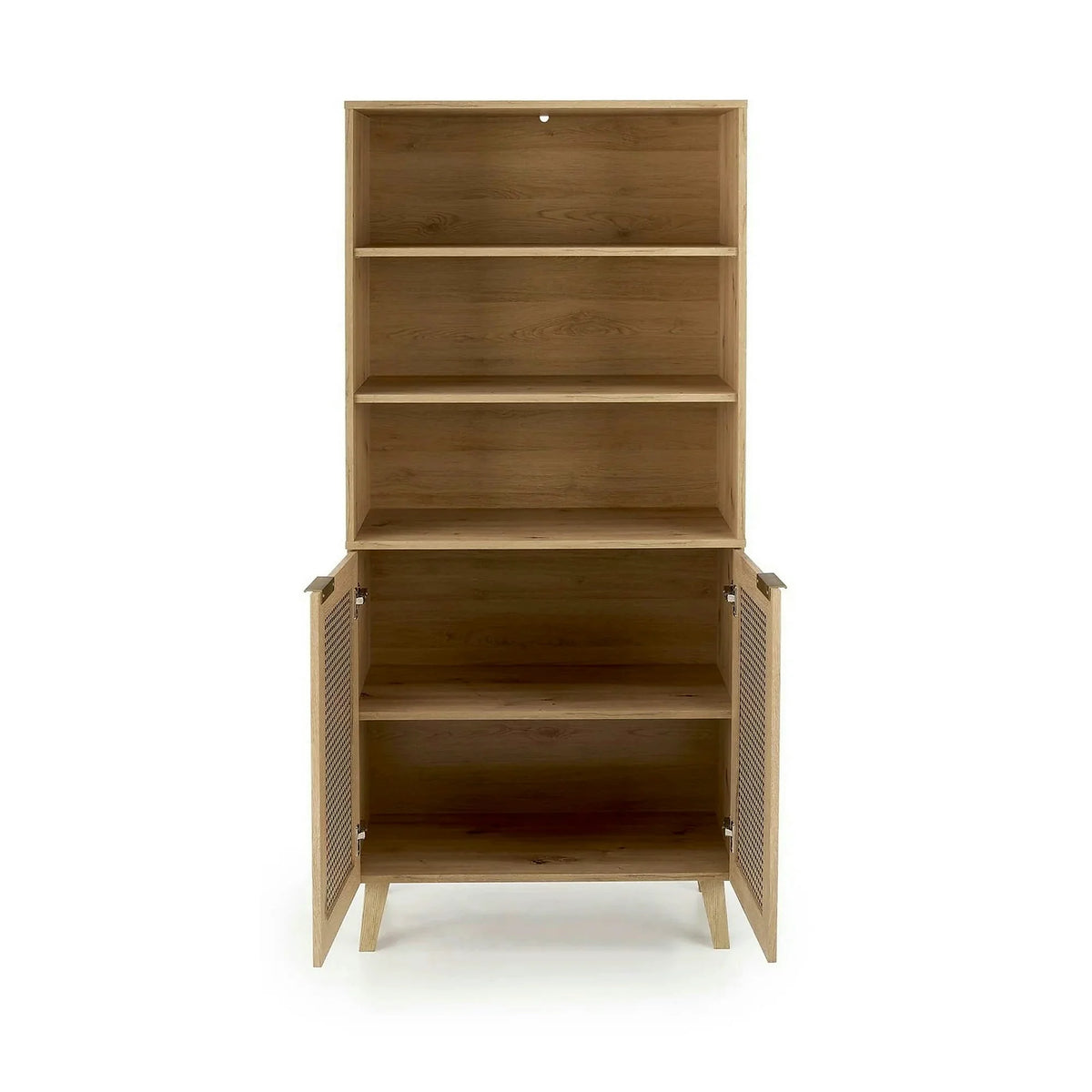 Biblioteca BORNEO, stejar artisan, PAL laminat, 80x40x173 cm