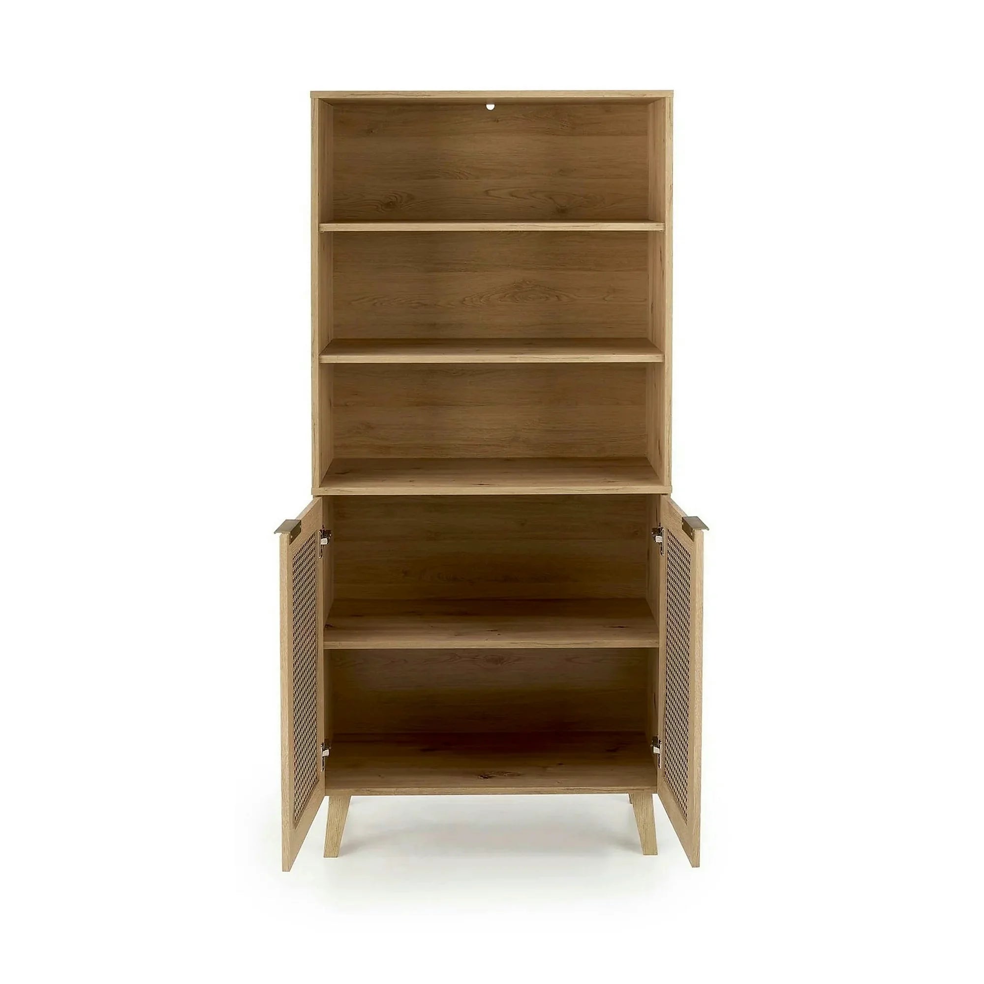 Biblioteca BORNEO, stejar artisan, PAL laminat, 80x40x173 cm