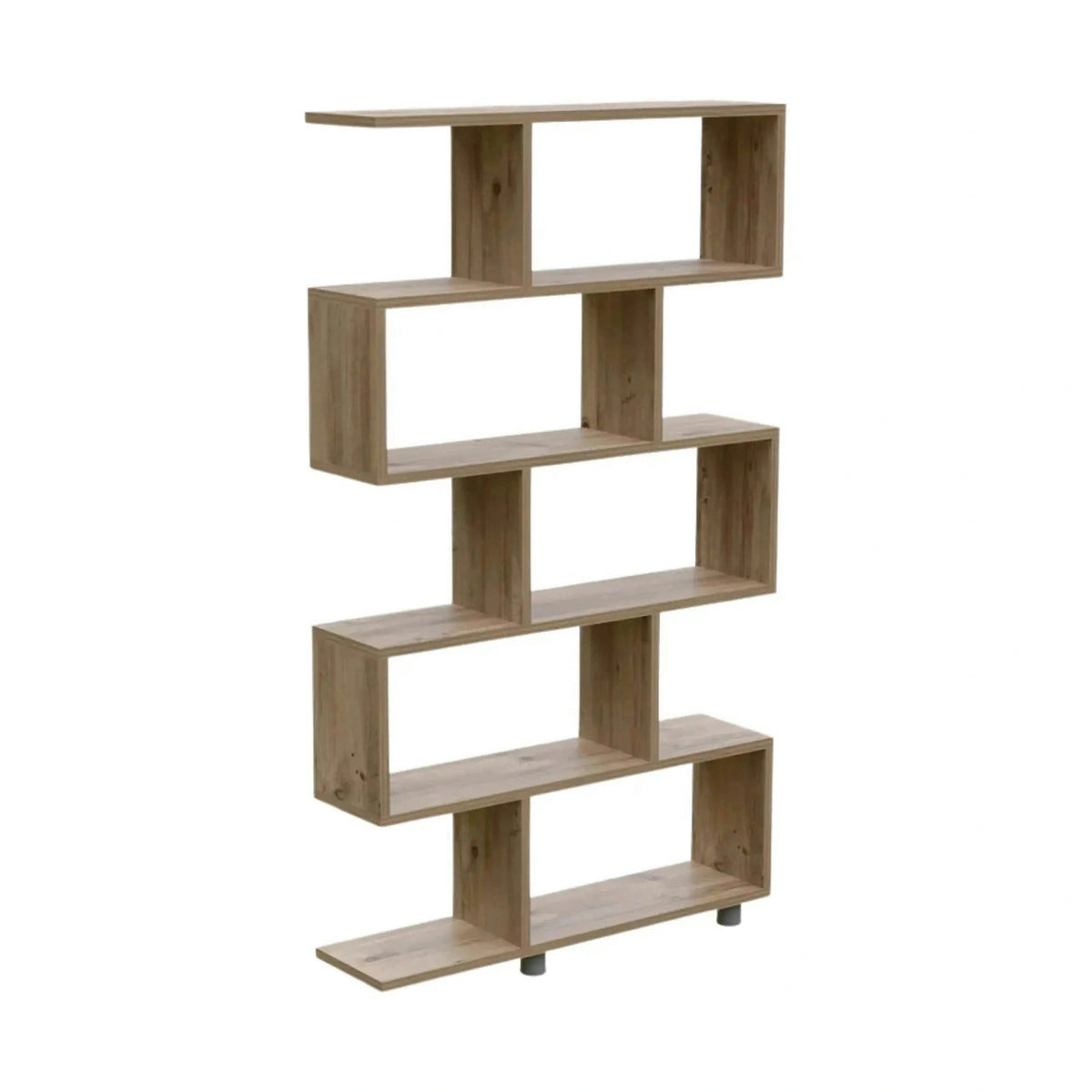 Biblioteca ELIF, pin, PAL melaminat, 90x20x156 cm