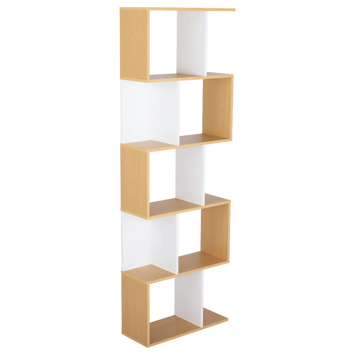 Biblioteca ERDEM NEW TYP 4, pin/alb, DTD laminat, 60x24x180 cm