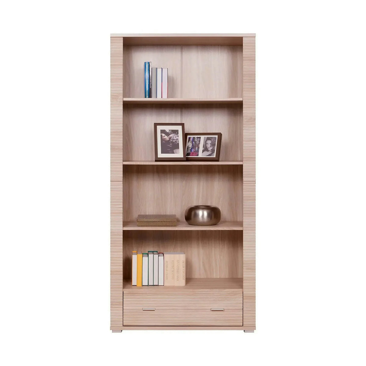 Biblioteca GRAND TIP 7, stejar sonoma, PAL laminat, 93x39x192 cm