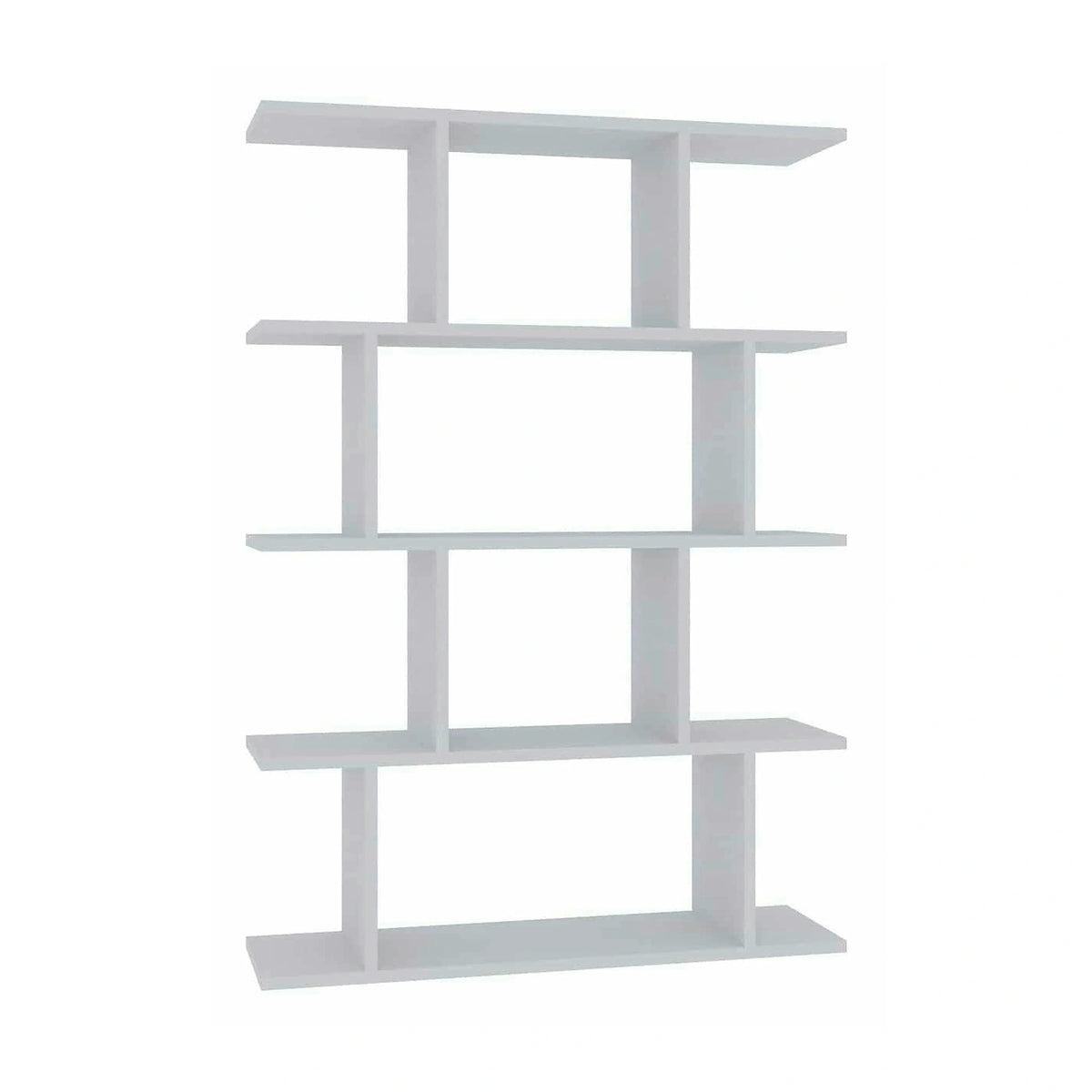 Biblioteca HARMON, alb, PAL melaminat, 90x25x127 cm