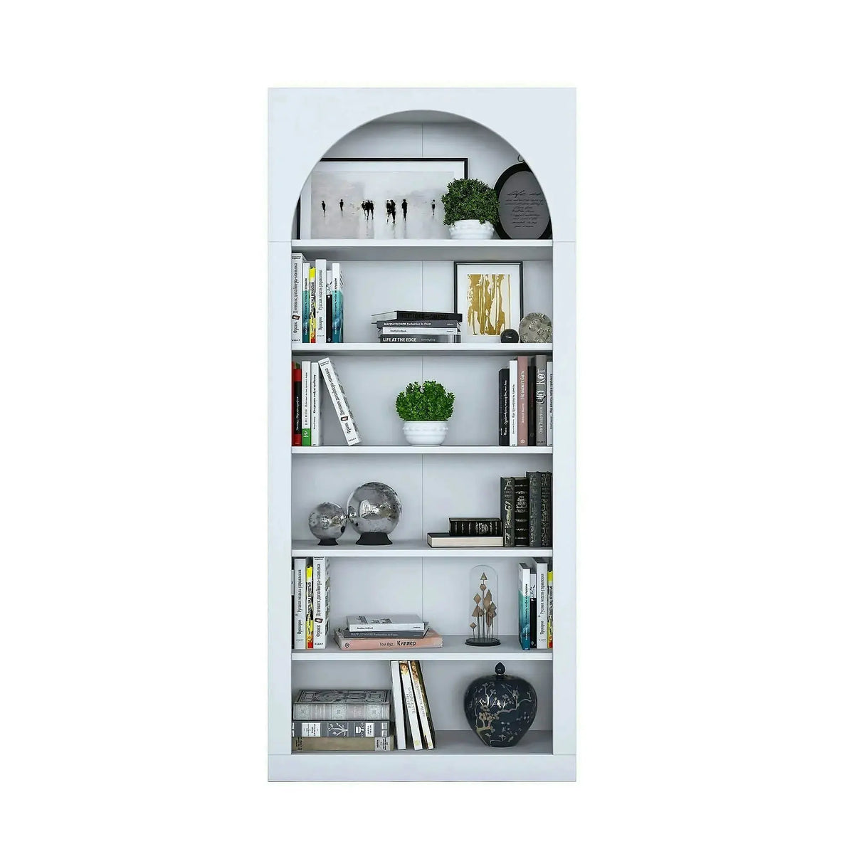 Biblioteca HC116 3142, alb, PAL melaminat, 80x32x180 cm