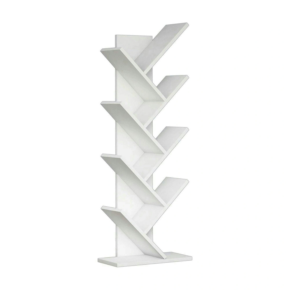 Biblioteca HITIT, alb, PAL melaminat, 46x22x129 cm