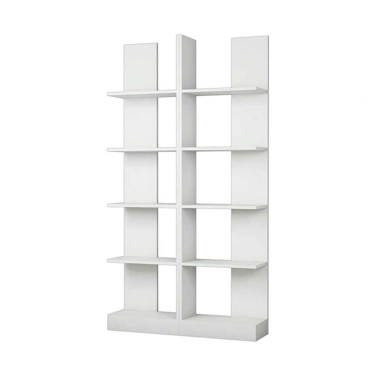 Biblioteca IKIZ, alb, PAL melaminat, 100x26x187 cm
