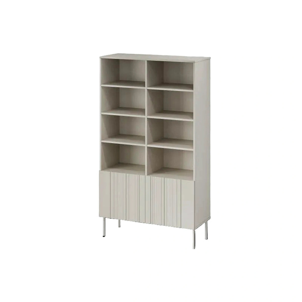 Biblioteca ISLA, bej, PAL laminat, 100x40x175 cm