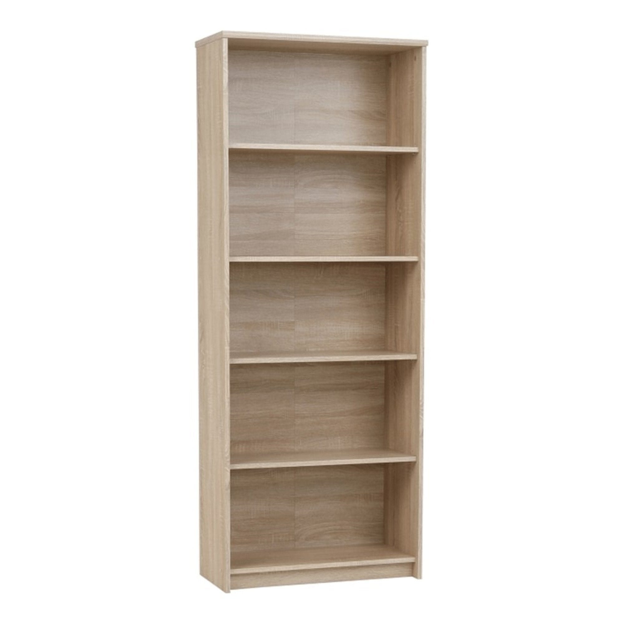 Biblioteca JOHAN 2 NEW 04, stejar sonoma, PAL melaminat, 73x34x186 cm