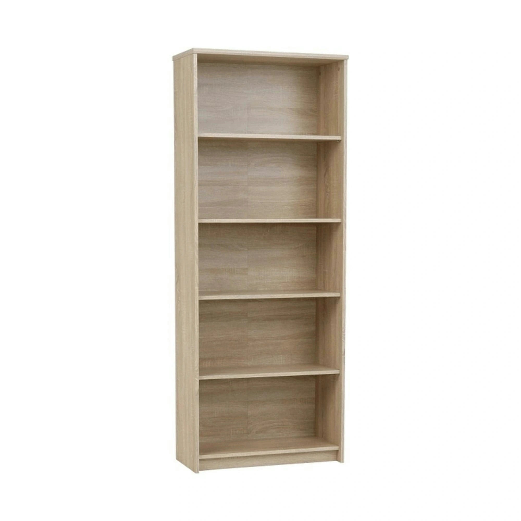 Biblioteca JOHAN 2 NEW 04, stejar sonoma, PAL melaminat, 73x34x186 cm