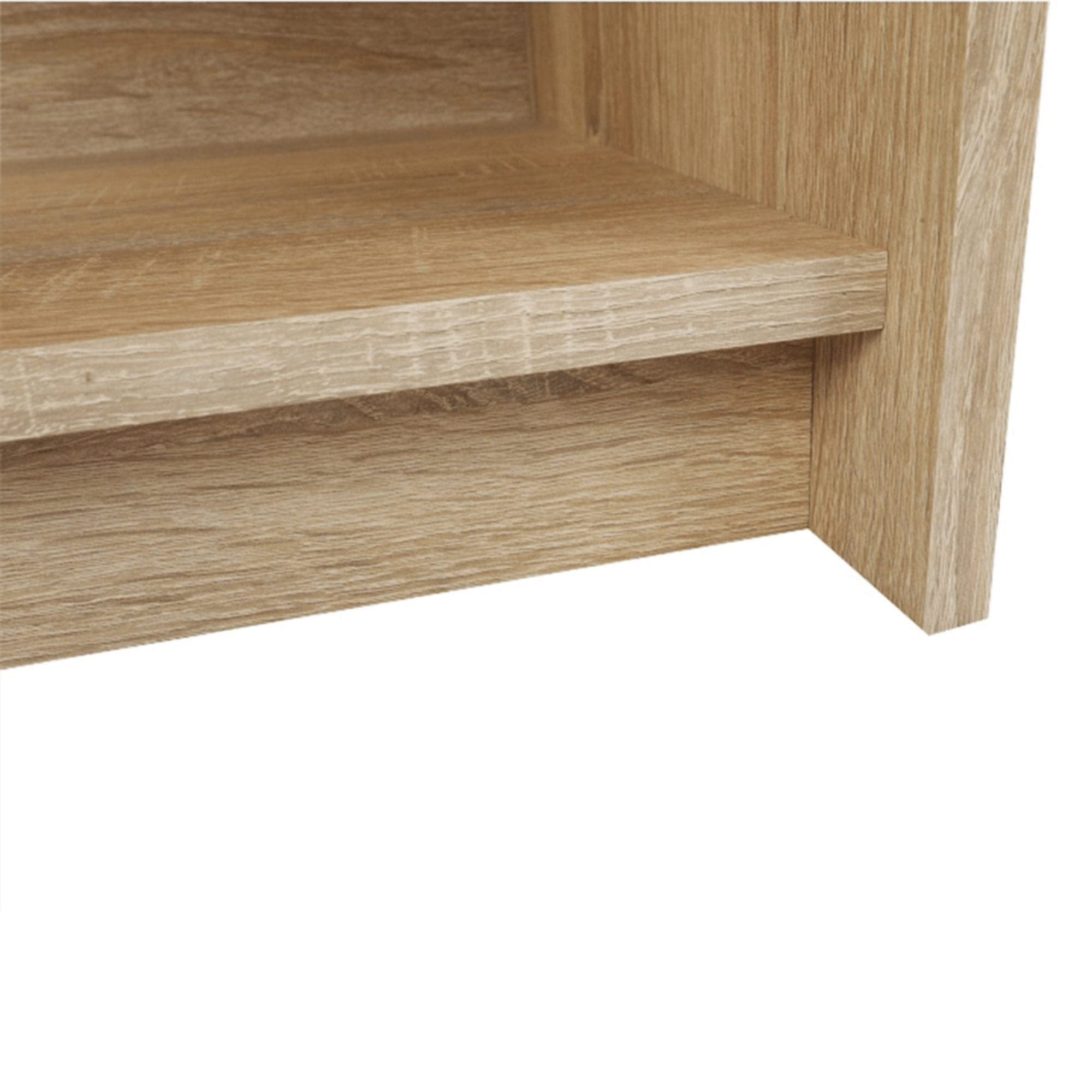 Biblioteca JOHAN 2 NEW 04, stejar sonoma, PAL melaminat, 73x34x186 cm