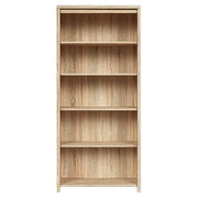 Biblioteca KASPIAN, stejar sonoma, PAL, 90x41x200 cm