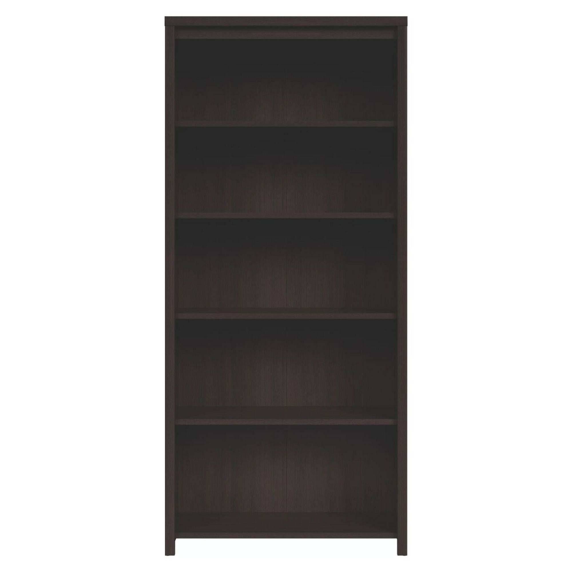 Biblioteca KASPIAN, wenge, PAL infoliat, 90x41x201 cm
