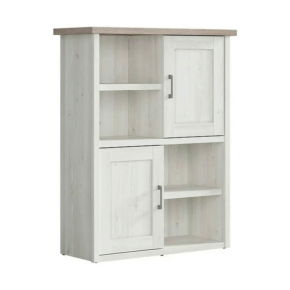 Biblioteca LUCA JUZI, zada sibiu deschis, PAL laminat, 106x43x135 cm