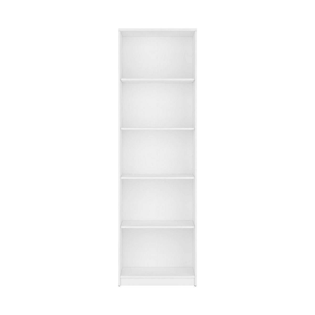 Biblioteca NEPO PLUS, alb, PAL, 60x34x197 cm