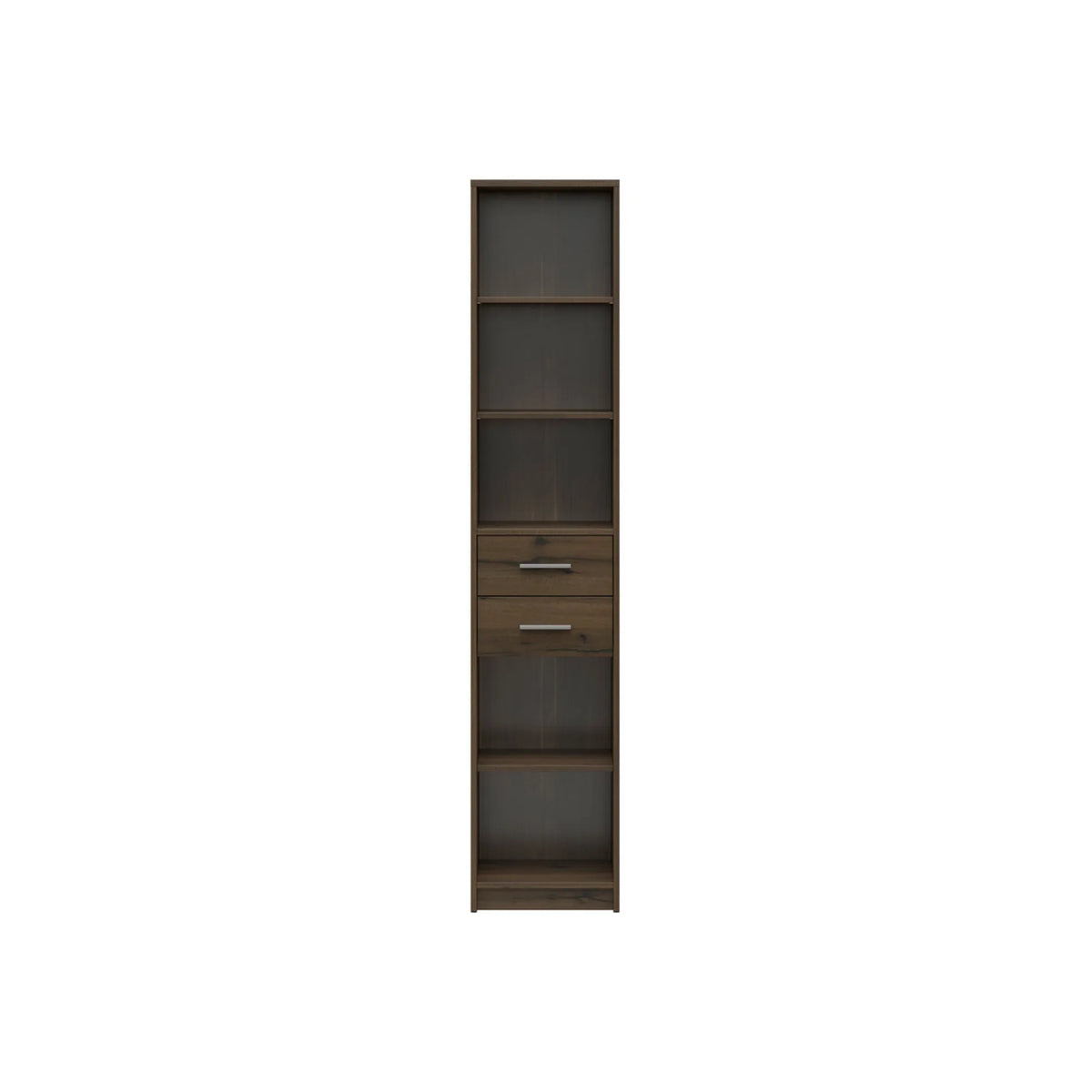 Biblioteca NEPO PLUS, stejar nobil, PAL laminat, 40x34x197 cm