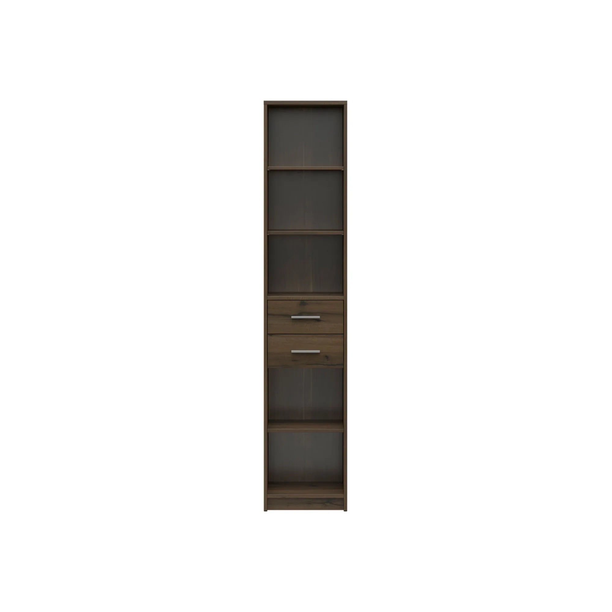 Biblioteca NEPO PLUS, stejar nobil, PAL laminat, 40x34x197 cm