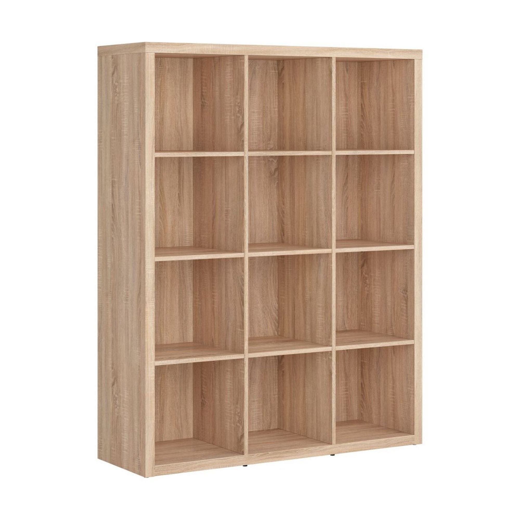 Biblioteca NEPO PLUS, stejar sonoma, PAL, 114x39x147 cm