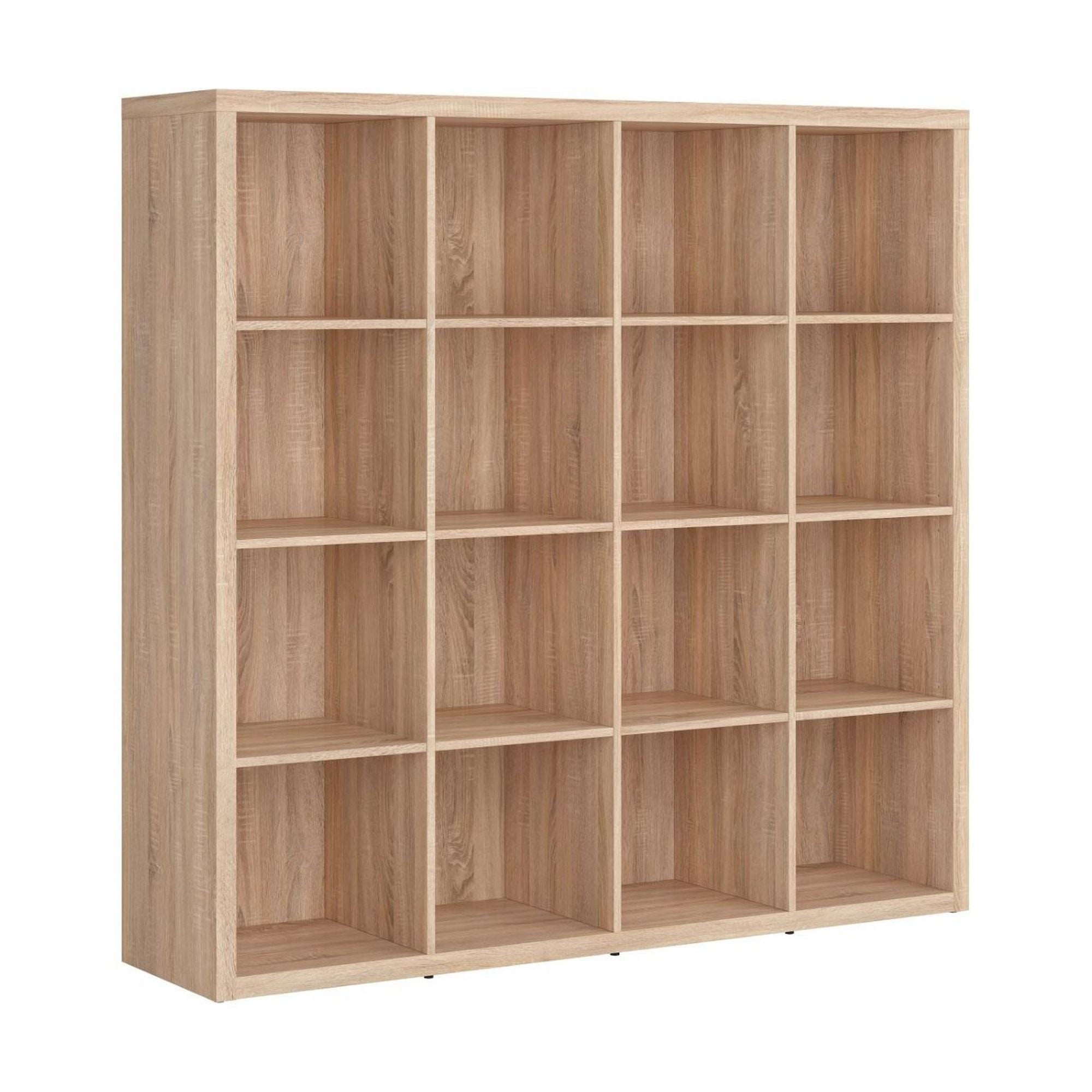 Biblioteca NEPO PLUS, stejar sonoma, PAL, 151x39x147 cm